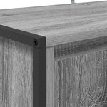 vidaXL Cabinet à chaussures avec stockage Gris Sonoma 79 x 36 x 100 cm