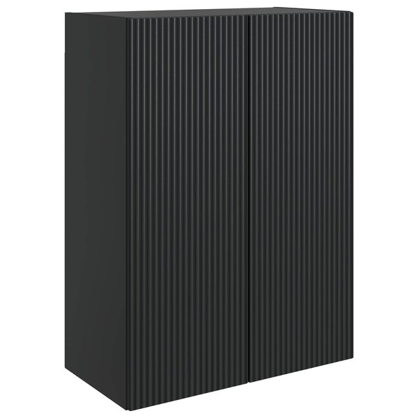 vidaXL Armoire Murale Noir 66 x 34 5 x 90 cm Bois d'ingénierie