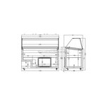 Vitrine à glace 10 x 5 litres tenerife - combisteel - r290 - acier inoxydable454 1439x727x1229mm