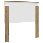 vidaXL Tête de lit Chêne artisanal 100 cm Bois d'ingénierie