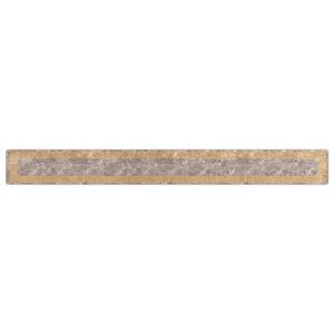 vidaXL Coureur de Tapis MARSA Gris 50 x 450 cm Polyester et PVC