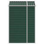 vidaXL Abri de jardin vert 191x130x198 cm acier galvanisé
