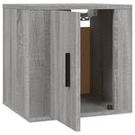 vidaXL Meuble TV mural Sonoma gris 40x34 5x40 cm