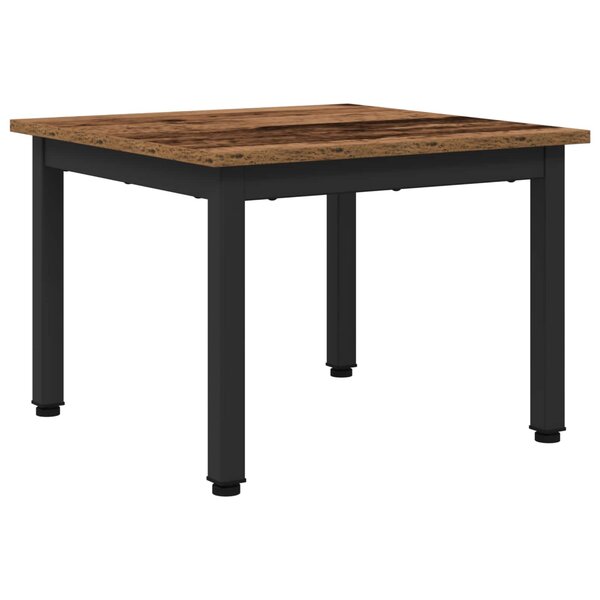 vidaXL Table basse Bois ancien 50 x 50 x 36 cm Bois d'ingénierie