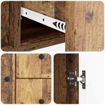 vidaXL Buffet Bois ancien 89 x 34 5 x 60 cm Bois d'ingénierie