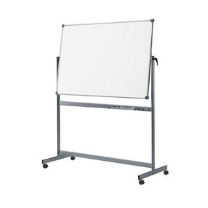 Tableau blanc mobile réversible 100 x 150 cm Gris MAUL