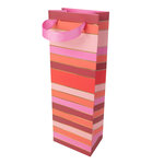 Sac Cadeau Bouteille Rayures Rouges - Draeger paris