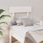 vidaXL Tête de lit Blanc 93 5x3x81 cm Bois massif de pin