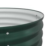 vidaXL Jardinière surélevée Vert 160 x 80 x 81 cm Acier