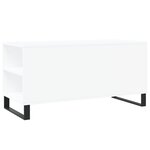 vidaXL Table basse blanc 102x44 5x50 cm bois d'ingénierie