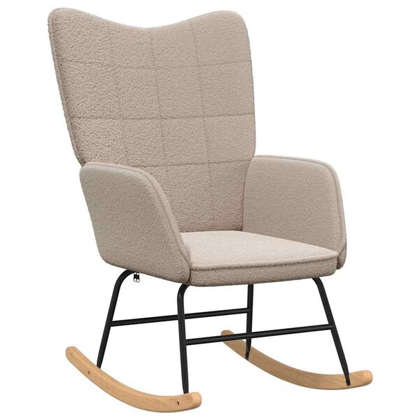 vidaXL Fauteuil relaxant Gris clair 61 x 78 x 98 cm tissu