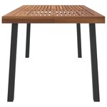 vidaXL Table de jardin 150x90x75 cm Bois d'acacia solide