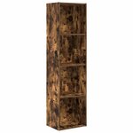 vidaXL Bibliothèque chêne fumé 40x30x152 cm bois d'ingénierie