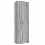 vidaXL Armoire de bureau Sonoma gris 60x32x190 cm Bois d'ingénierie