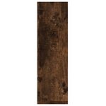 vidaXL Étagères murales 2 Pièces Chêne fumé 50x15x50 cm Bois d'ingénierie