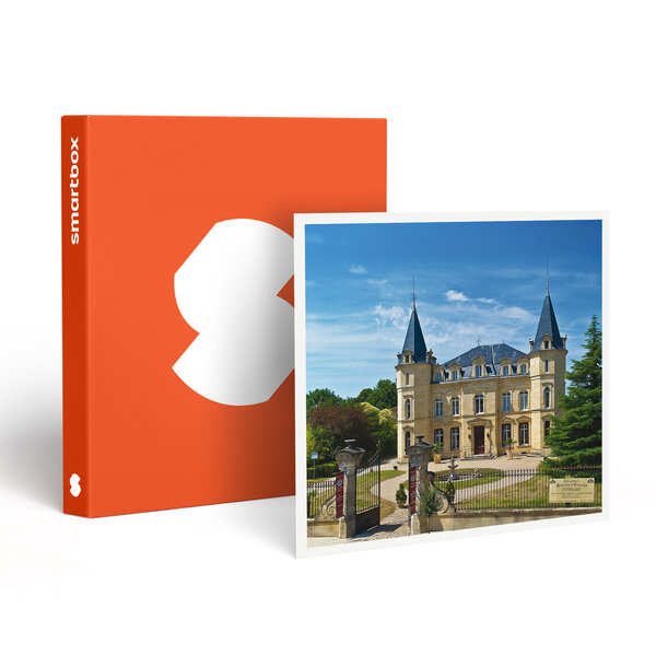 SMARTBOX - Coffret Cadeau Séjour 1 nuit dans un chateau en Gironde avec 30min de massage en duo -  Séjour