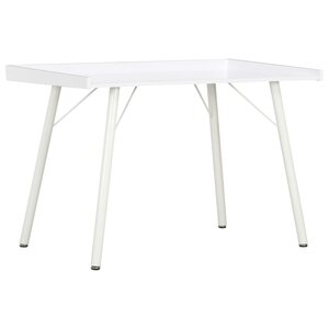 vidaXL Bureau Blanc 90x50x79 cm