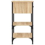 vidaXL Table de chevet chêne sonoma 34x36x70 cm bois d'ingénierie