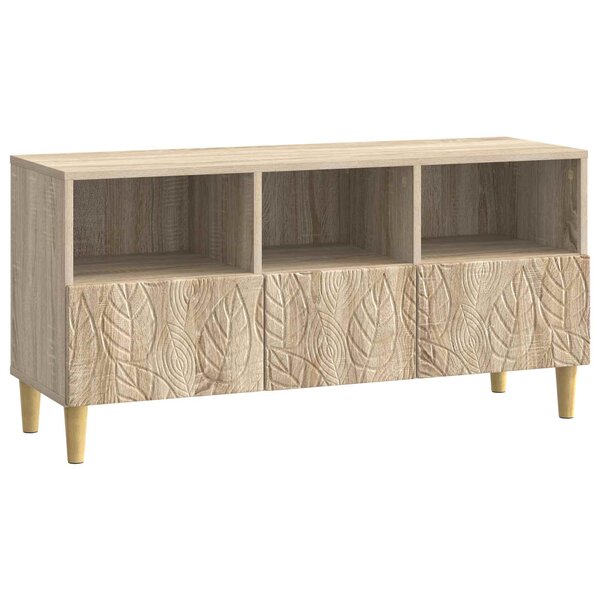 vidaXL Meuble TV 102 x 34 5 x 50 cm Chêne Sonoma Bois d'ingénierie