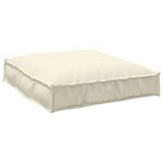 Coussin de palette vidaXL pour siège Crème 70x70x12 cm en tissu Oxford