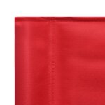 vidaXL Chaises de metteur en scène lot de 2 Acier Rouge