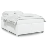 vidaXL Cadre de lit sans matelas blanc 140x200 cm similicuir