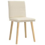 vidaXL Chaises à manger lot de 2 Lin