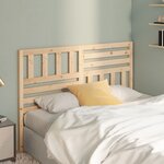 vidaXL Tête de lit 141x4x100 cm Bois massif de pin