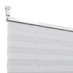 vidaXL Store plissé 40x150 cm Blanc