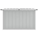vidaXL Boîte de rangement de jardin Gris 109x67x65 cm