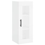 vidaXL Buffet haut Blanc 34 5x34x180 cm Bois d'ingénierie