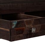 vidaXL Table basse Bois de récupération solide 100x60x35 cm