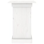 vidaXL Support à fleurs Blanc 40x40x60 cm Bois de pin solide
