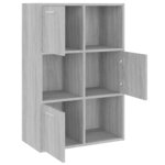 vidaXL Armoire de rangement Sonoma gris 60x29 5x90 cm