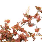 Vidaxl 2 pcs feuilles artificielles de raisin rouge 90 cm
