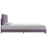 Vidaxl cadre de lit taupe tissu 180 x 200 cm