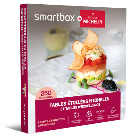 SMARTBOX - Coffret Cadeau Tables étoilées MICHELIN et tables d'excellence -  Gastronomie