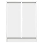 vidaXL Buffet blanc 57x34x76 cm bois d'ingénierie