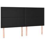 vidaXL Sommier à lattes de lit avec matelas Noir 200x200 cm Similicuir
