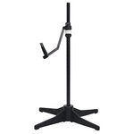 vidaXL Mannequin de couture ajustable pour homme Noir Taille 37-45