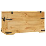 vidaXL Coffre de rangement Pin mexicain Gamme Corona 91x49 5x47 cm