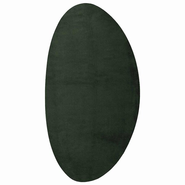 vidaXL Tapis HUARTE Vert forêt 100 x 200 cm Polyester