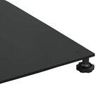 vidaXL Pied de parasol Noir 100 x 100 x 4 cm Acier