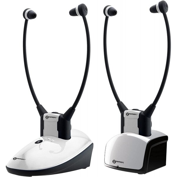 Casque tv duo geemarc cl7350 optique - stéthoscopiques pour sénior