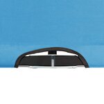 vidaXL Chaise longue pliable 2 places bleu acier