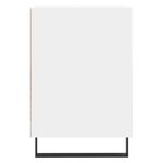 vidaXL Meuble TV Blanc 100x35x55 cm Bois d'ingénierie