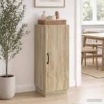 vidaXL Buffet Chêne Sonoma 33 x 34 5 x 87 cm Bois d'ingénierie