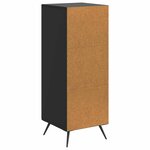 vidaXL Buffet Noir 33 x 34 5 x 90 cm Bois d'ingénierie