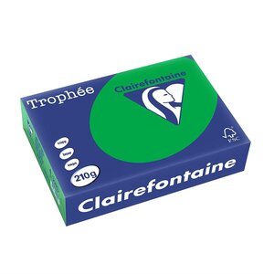 Ramette 250 Feuilles Papier 210g A4 210x297 mm vert billard TROPHÉE