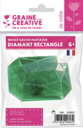 Moule pour savon Mini Diamant rectangle